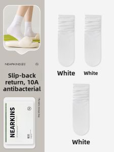 NEARKINS | Summer Cooling Thin Stacking Socks Mid-Calf Ice Silk Socks