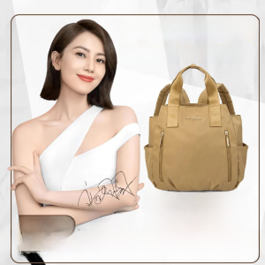 Casual Large Capacity Multi-Pocket Womens Backpack Miszapatos Commuter Travel Bag Stylish Stainless Steel Hardware