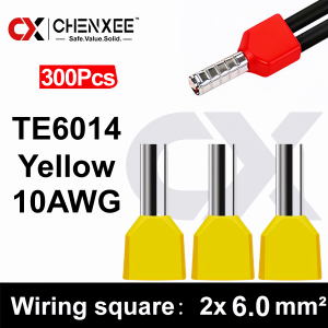 Đầu Nối Dây Đôi Kiểu Giày Đôi Cách Điện Đầu Cốt Dây Đầu Nối Kép 8-22 Awg Đầu Nối Ép Kép Tiếp Điểm Bằng Đồng Thau Cách Điện PVC
