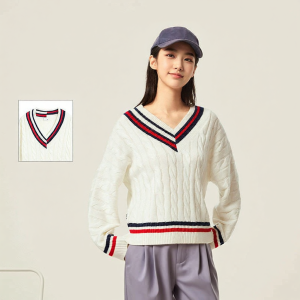 Li-Ning | Áo Len Dệt Rộng Ấm Áp