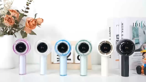 MODOFO Portable Mini Fan USB Rechargeable Fan Adjustable Cooling Fan Handheld fan with led light