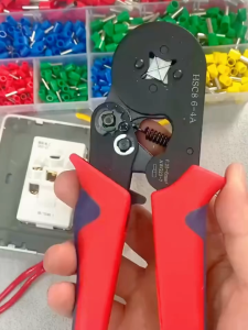 COD Taffware Tang Crimper Crimp crimping skun + 400 Pcs kabel krimping Terminal HSC8 6-4A