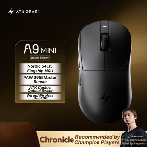 NEW ATK A9 Air Ultimate Plus Wireless Mouse Master Edition PAW3950UItra Ultra Lightweight Ergonomic Game E-sports Custom A9 MINI