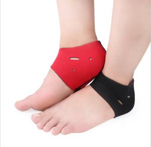 Heel Cushions Protectors Plantar Fasciitis Heel Pads Heel Cushion Inserts Heel Cups Adjustable Breathable Heel Support High Elastic Shock Absorption for Cracked Dry Achilles Heels Foot Care Heel Pain Relief Heel Socks (Free Size)