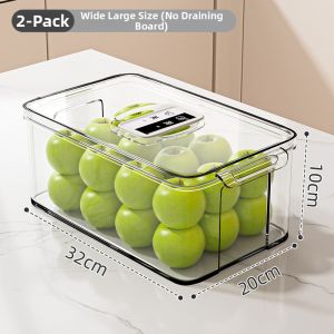 youqin | Food Grade Freezer Dedicated Refrigerator Storage Box with Seal Cover