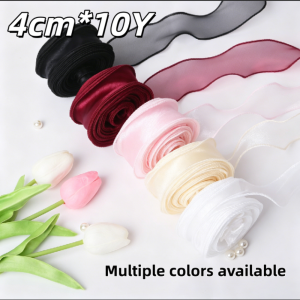 Fish tail yarn ribbon 1.4cm*10Y ideal for flower & cake decor birthdays grad parties & various holiday celebration occasions