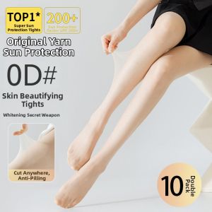 TENGNAIMEI | UPF50+ UV Protection Sheer Socks Anti-Run Stockings