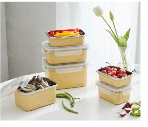 LocknLock Color stainless steel container COZY container Stainless steel airtight container Food container Food storage