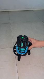Máy Cân Mực Laser 5 Tia Xanh Bóng lép bắn ngoài trời +2 pin -Bảo hành 12 tháng