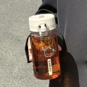 แก้วดื่มน้ำแบบพกพาความจุขนาดใหญ่ แก้วดื่มน้ำแบบท่อตรงสำหรับนักเรียน กระป๋องชาแบบดูดซับแม่เหล็กแบบเรียบง่ายสำหรับผู้ชายและผู้หญิง