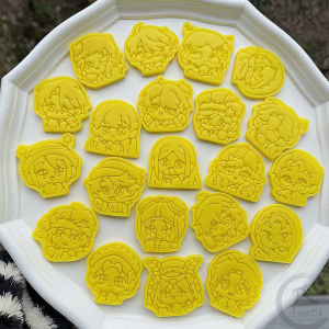 Công Cụ Nướng Bánh Cookie 3D Hình Học Khuôn Nướng Bánh Cookie Hình Người Bị Giam Cầm Đồ Dùng Nấu Ăn Dụng Cụ Làm Bánh Thủ Công