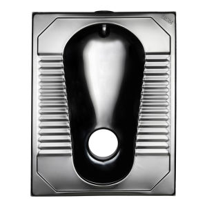 Badu | Nordic Black Squat Toilet 304 Stainless Steel