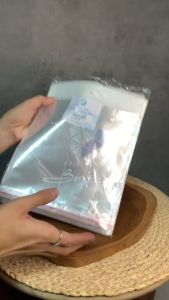 Plastik Display 18x18 Cm Tebal 40 mic isi 100 lembar / Plastik Perlize / Plastik Gantung Untuk Kemasan Aksesoris & Snack