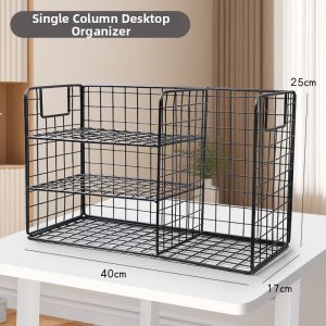 Good | Multi-Function File Organizer 3-Layer Standing Desk File Organizer