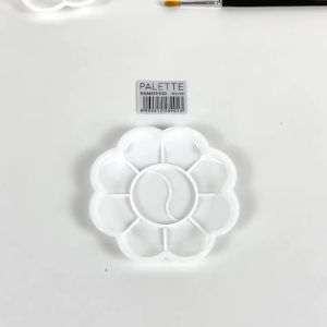Palet Lukis / Cat / Painting / Painters Palette Plastik Bunga Kecil / Mini Samoyed PPLT-F0