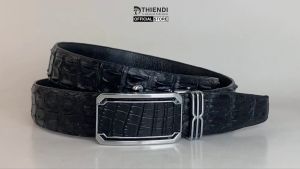 Thắt lưng da cá sấu cao cấp hàng hiệu THIENDI Luxury dây nịt nịch thắt lưng da cá sấu thật cho nam có hộp xịn cao cấp