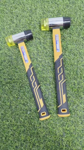 NASHI ค้อนหัวยาง + พลาสติก ด้ามไฟเบอร์ มีขนาด 35mm และ 40mm (เลือกขนาดตอนกดสั่งค่ะ) ส่งไว