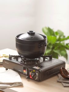 Vantuzi Double Cover Sand Pot High Temperature Resistant Gas Stove Rice Cooker Home Use Stone Pot Soup Making Pot Japanese Style