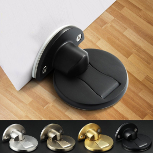 Chặn cửa thông minh Hít Nam Châm Chặn Cửa Như Vô Hình Dán Sàn chống va đập - kèm miếng dán 3M & ốc vít LAZYL