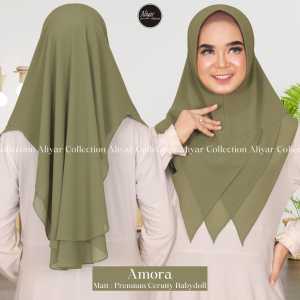 Terbaru! Khimar Amora By Aliyar Collection/ Khimar By Awliya Collection/ Khimar 2 Layer Ceruty Babydoll/ Khimar Awliya