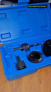 FUJIYAMA Mata Bor Pelubang Kayu Fujiyama Hole Saw Holesaw Kit set 13 pcs