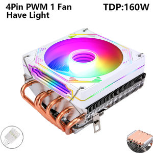 XUANFENG PC Horizontal Radiator 6 Heat Pipe Air-cooled CPU 120mm Fan ARGB Compatible LGA1200 115x 1700 2011 2066 x79 x99 AMD AM3