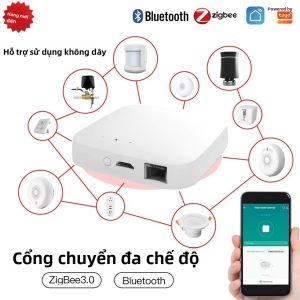 MOES Tuya ZigBee/Bluetooth Gateway Hub Cầu Nối Nhà Thông Minh Đa Chế Độ Không Dây/có Dây Với Mạng Lưới Điều Khiển Từ Xa Tương Thích Với Alexa