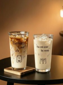 HONGZHU | Elegant Luxury Cold Drink Coffee Glass