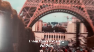 Bộ 6 tấm TRANH TREO TƯỜNG - Nhiều chủ đề - Chất liệu Formex 5mm CÓ KHUNG - Gió Decor