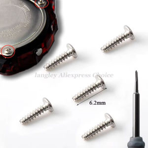 Stainless Steel Watch Back Cover Screws for Casio for GA-110/120/150 DW6900/5600 Replacement Watch Case Repair Screws