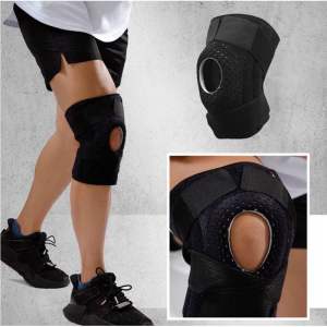 GoodFit Băng Đầu Gối GF512K Bảo Vệ Khớp Gối Chất Liệu Nylon Lò Xo Gel Silica Dây Đai Đôi Thoáng Khí Hạn Chế Chấn Thương Thể Thao