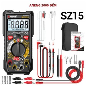 ANENG | Máy Đo Vạn Năng Kỹ Thuật Số ANENG SZ15 Sạc Lại Được 2000 Số Đo Đo Điện Áp AC/DC Phát Hiện Điện Áp Không Tiếp Xúc (NCV) Kiểm Tra Điốt Kiểm Tra hFE Dụng Cụ Thợ Điện Màn Hình Kỹ Thuật Số