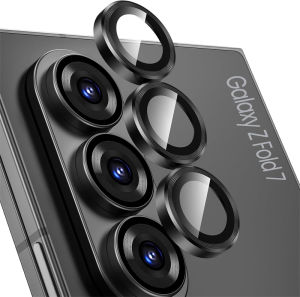 Transparent Camera Lens Protector for Samsung Galaxy Z Fold 7 6 Z Flip 5 4 ZFold ZFlip Clear Tempered Glass Individual Ring Film