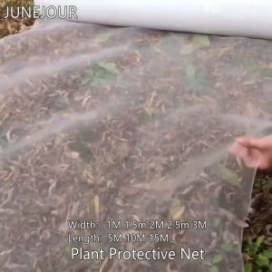 High Density Anti Insect Pest Fly Net 60 Mesh Thickened Agricultural Breeding Garden Crop Family Pest Control 10M Plant Protection Cover Netting Plant Protective Net Insect Bird Net Barrier Blind Mesh Comprehensive Protection to Increase Planting Yield