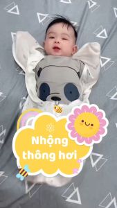 Nhộng Chũn Thông Hơi UNBEE Chất Liệu Sợi Tơ Tằm Kháng Khuẩn Dệt Thông Hơi Thoáng Khí