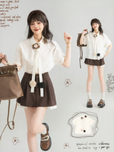 Keiko | Fresh Tied Floral Short Sleeve Shirt
