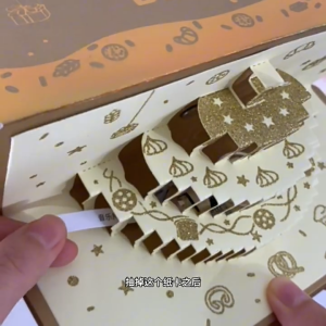 Thiệp sinh nhật phong bì phát sáng có nhạc có chỗ kéo xiền rút xiền mới nhất 2025