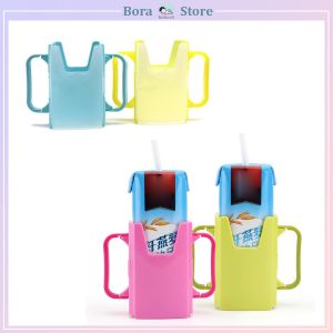 Hộp đựng sữa hộp có quai cầm giúp bé tự uống sữa hộp dễ dàng