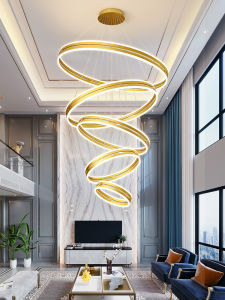 KING STAR | Modern Minimalist High Ceiling Chandelier