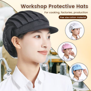 Nurm Work Hair Net Hat Dust-Proof Breathable Caps Kitchen Workshop Protective Hats