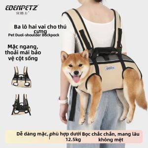 EDENPETZ | Ba lô có Bảo Vệ Đốt Sống cho Chó