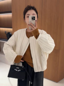 Shalldoer | Stylish Thin Lightweight Cotton Jacket Warm Loose Women Autumn Winter Short