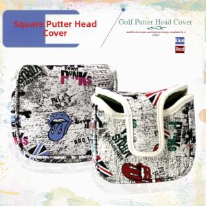 Graffiti Lychee Texture Waterproof Thick Plush Golf Putter Cover