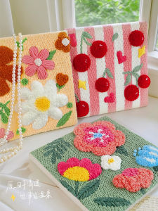 Handmade DIY Embroidery Kit 3D Home Decoration Festive Gift for Teachers Square Stamping Embroidery from Shandong China