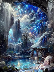 Jigsaw Puzzle for Adults 500/1000/1200/2000PCS Fantasy Scenery Artwork Mindful Game Stress Relief Decor Gift