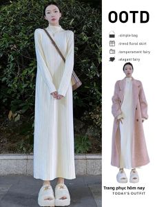 NIUVIES | Đầm Len Dài Mới Đầu Thu