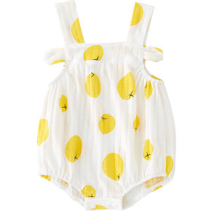 Orzbow Baby Suspender Fart Coat Summer Vest Strap Triangular Romper Baby Girl Pure Cotton One-piece Summer Princess Cute