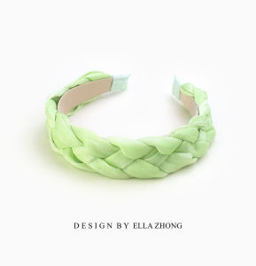 Blue Gradient Hairband Wide Twisted Sweet Fairy Tale Style Hairpin Headwear  Vintage Korean Fashion Hair Accessories