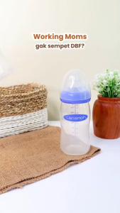 LANSINOH FEEDING BOTTLE WITH NATURALWAVE TEAT 160 ML | Botol Susu Bayi  Dot Bayi BPA & BPS Free Anti Kolik