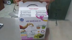 Hộp lọ làm muối dưa cà Việt Nhật dung tích 3L & 5L - Hũ lọ hộp làm muối dưa